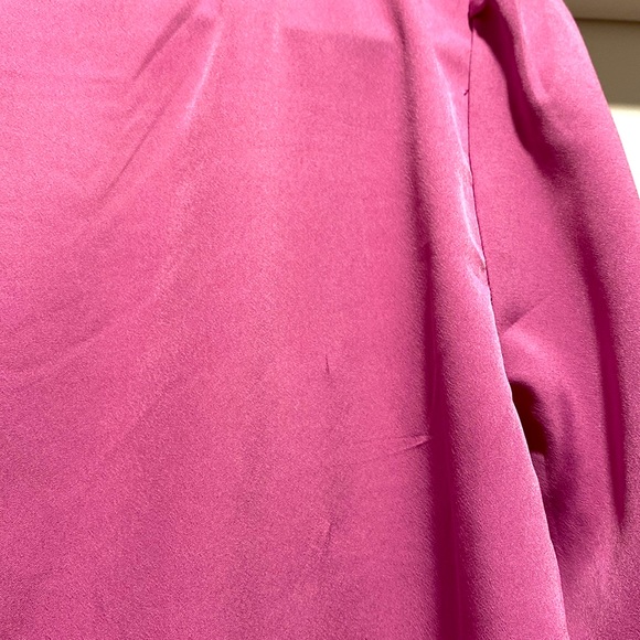 [Banana Republic] Women’s Pink V-Neck 3/4 Sleeve Blouse Size Small - Picture 10 of 12